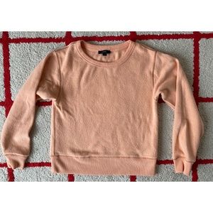JCrew Fitted Salmon Sweatshirt XS